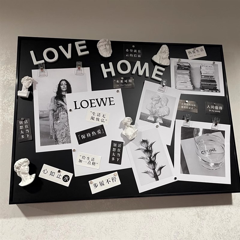 冰箱贴电表箱装饰画竖版电闸箱网线盒电源总开关复古墙画黑板挂画