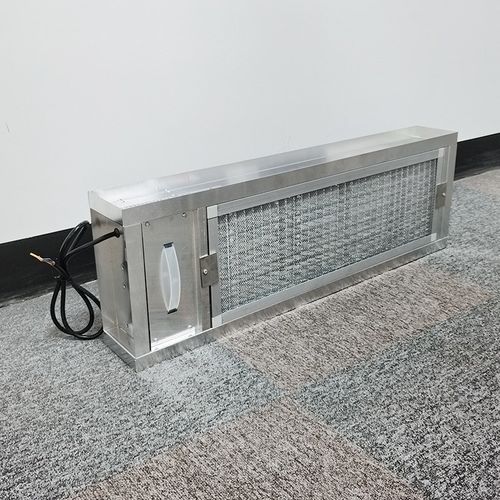 板式全截面高压静电空气净化装置驻电极回风口中央空调静电除尘器