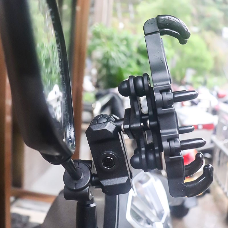 适用五羊本田NCR125摩托车手机支架WH125T-9E车载手机架改装配件