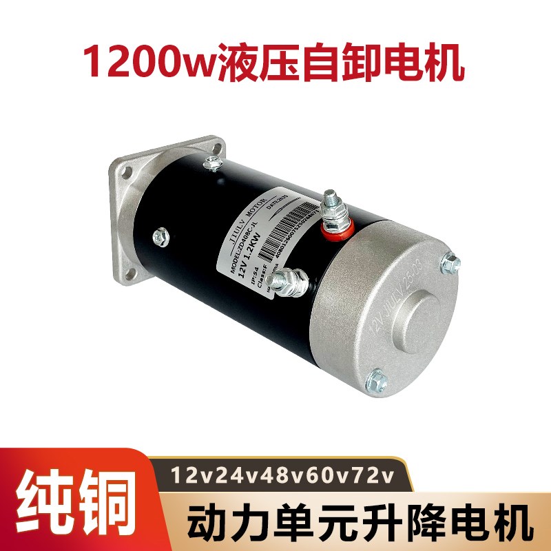 电动燃油三轮车液压油泵自卸动力单元电机小金刚电机12v24v60v72v