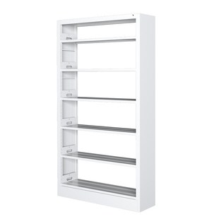 钢制书架图书馆家用儿童书柜绘本架落地置物架玩具架置物架五层