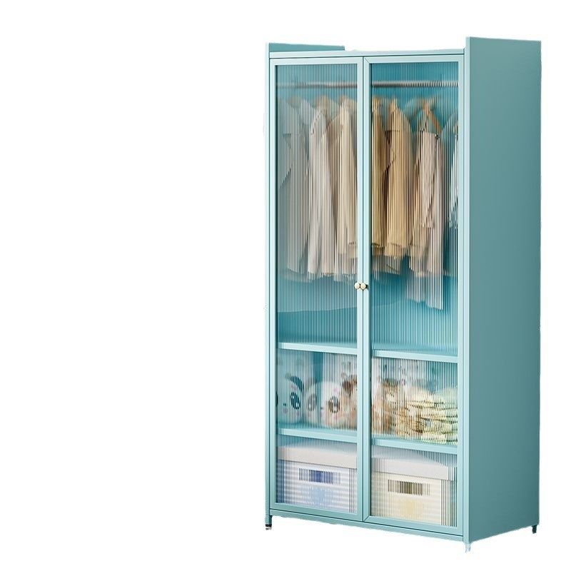 钢制衣柜卧室家用挂衣对开门儿童鞋柜实惠出租房铁柜收纳一体,住宅家具,独立衣柜,淘宝优惠券,粉丝福利购,淘宝优惠卷