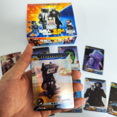 32包一整盒马桶人vs监控人卡片收藏潮玩卡牌小学生礼品奖品