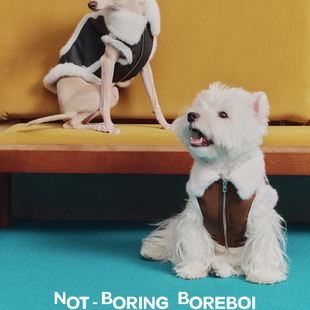 狗狗衣服加厚皮毛一体保暖防寒夹克中小型犬西高地灵缇