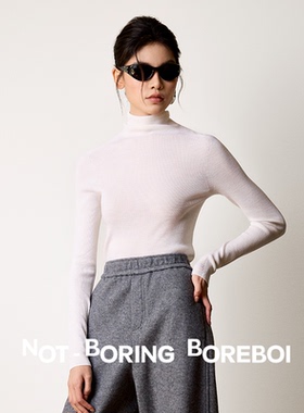 NB B丨L*P德国扬子可机洗黄金羊毛18针无缝肌肤衣打底衫 修身显瘦