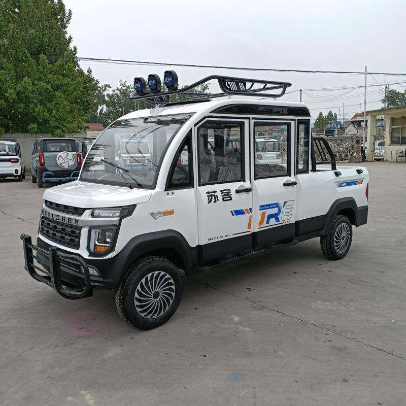 电动四门皮卡电动皮卡车老年代步皮卡新能源皮卡电动拉货皮卡