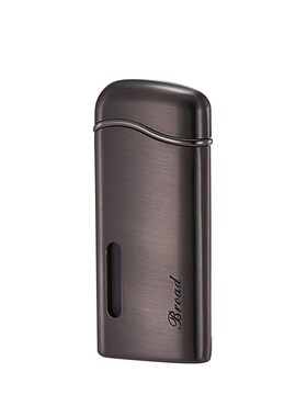 经典王中王BD284时光电镀防风红焰打火机金属可视气窗充气点烟器