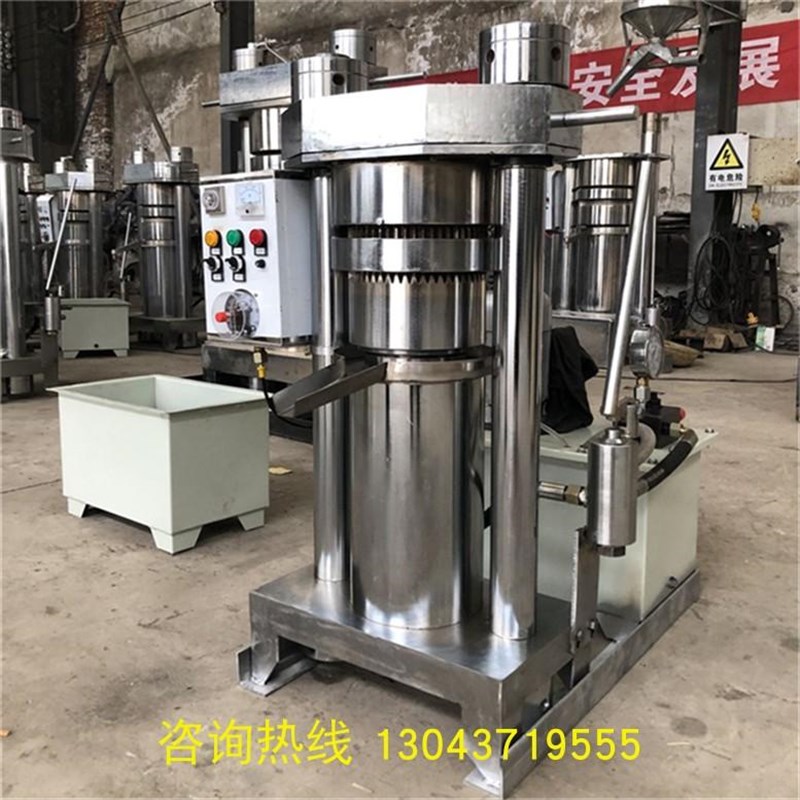 液压榨油机芝麻胡麻辣椒文冠果山茶油压榨机全自动香油机立式商用