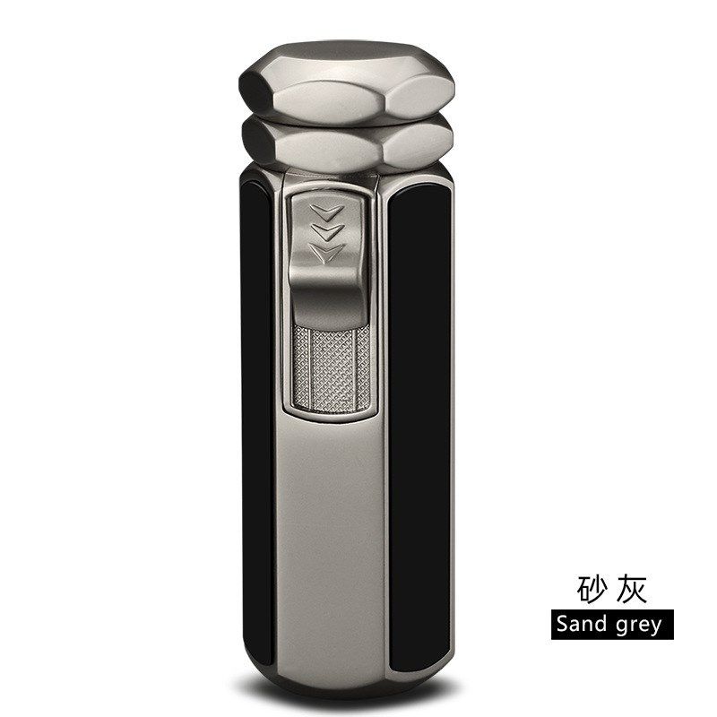 创意金属四直冲大火力雪茄充气防风打火机JL1003个性打火机跨境礼