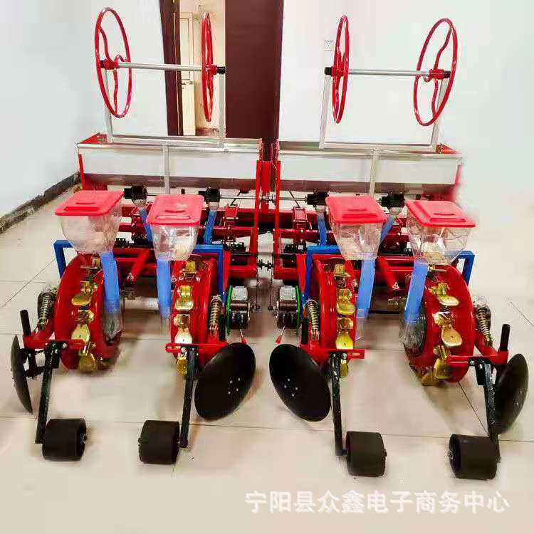 甘肃地区销售一垄三行玉米谷物精播机铺膜播种施肥一体机