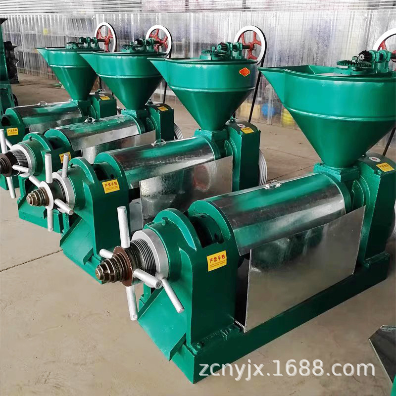 商用80型螺旋榨油机冷榨95/100型榨油机棕榈果榨油机滤油器榨油机