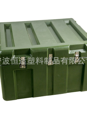 供应给养箱滚塑器材包装箱PE塑料物质周转箱空投箱860*740*530