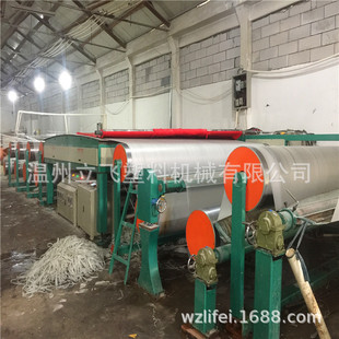 温州再生料扁丝拉丝机 新料再生料拉丝机 黑料白料拉丝机