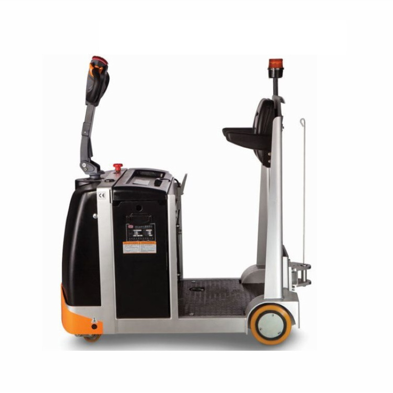 三支点站驾式电动牵引叉车2t 3 4 5吨 工厂用蓄电池牵引拖车头