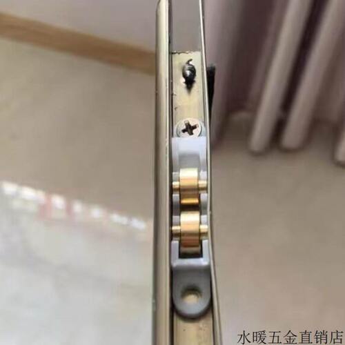 老式塑钢纱门纱窗滑轮下轮不锈钢推拉沙门窗轨道滚轮铝合金纱窗轮