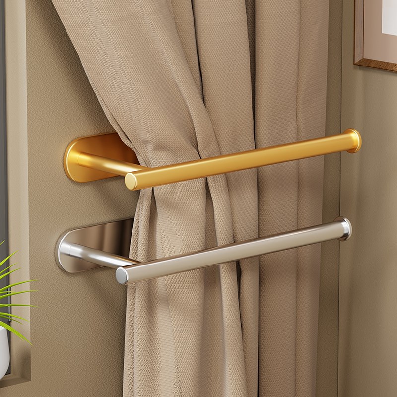 窗帘固定器浴帘门帘挂钩墙面免打孔墙勾收纳卡扣R夹子神器侧边黏