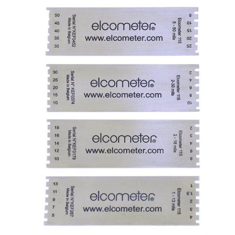 Elcometer115不锈钢湿膜梳英国易高Elcometer115湿膜梳