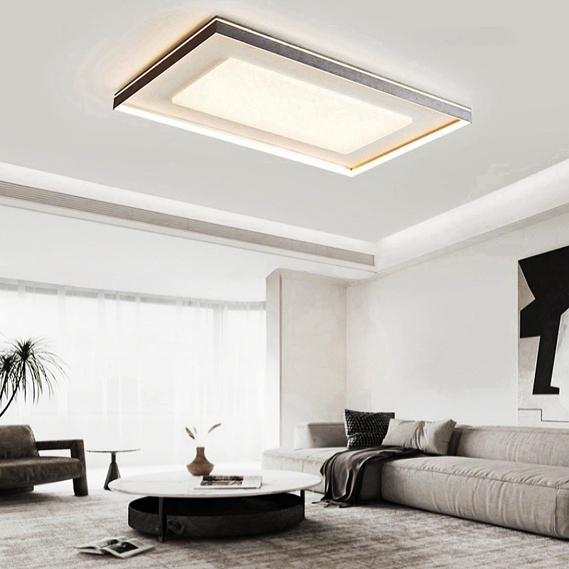 意式极简卧室吸顶灯现代简约客厅主灯全光N谱高级感星河大厅灯具