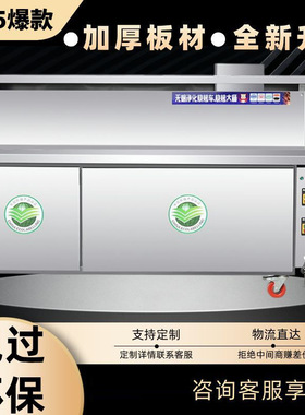 麦丰无烟烧烤车商用大型摆摊移动环保无油烟木炭烧烤炉净化器