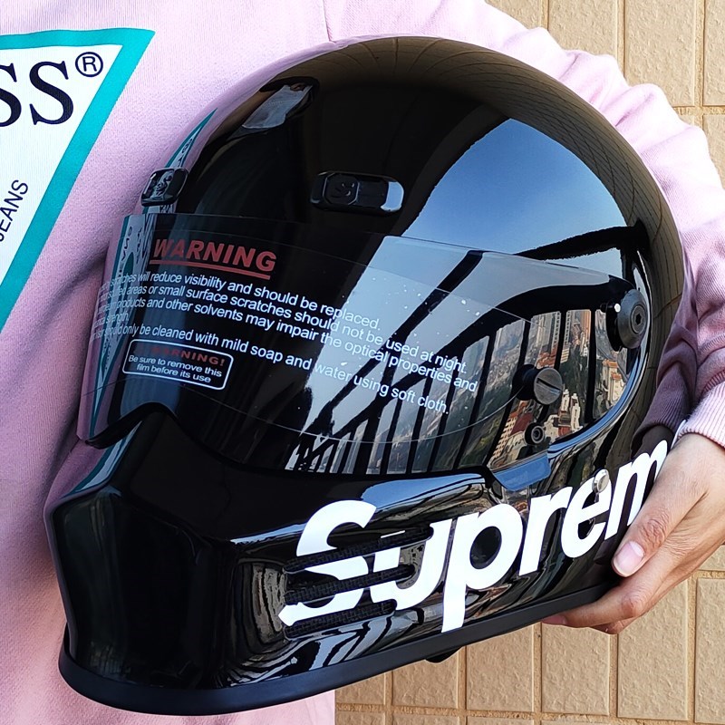 超轻玻璃钢覆古头盔男女机车卡丁车摩托车全盔四季猪鼻盔