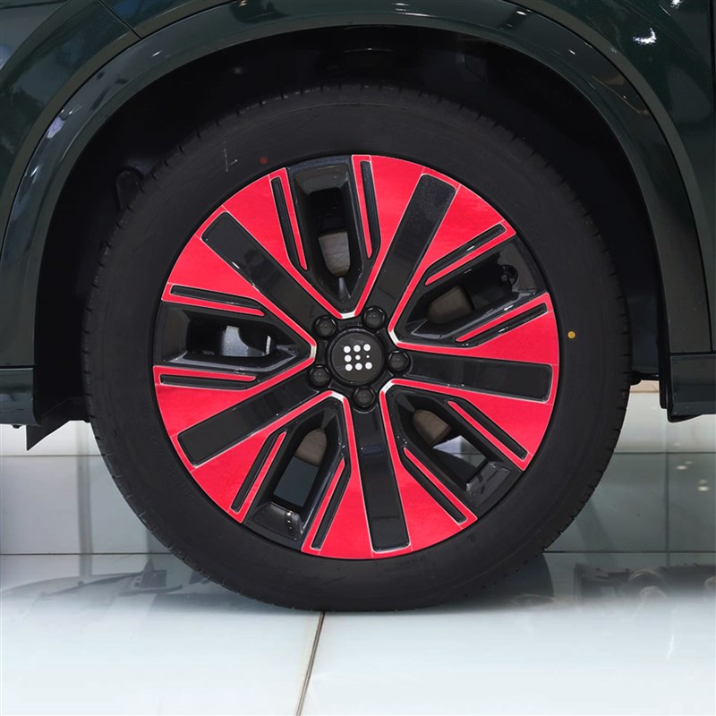 适用于赛力斯蓝电E5 PLUS轮毂改色贴膜19寸划痕遮盖黑化改色保护