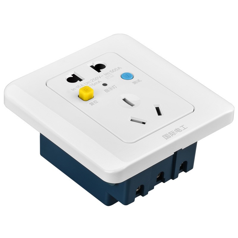 16A空调浪涌防雷2P漏电86型自带空气开关带漏电保护器断路器家用