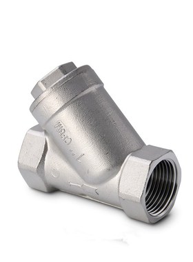 CF8M(316)不锈钢内螺纹Y型过滤器100目2分3分4分6分至3寸