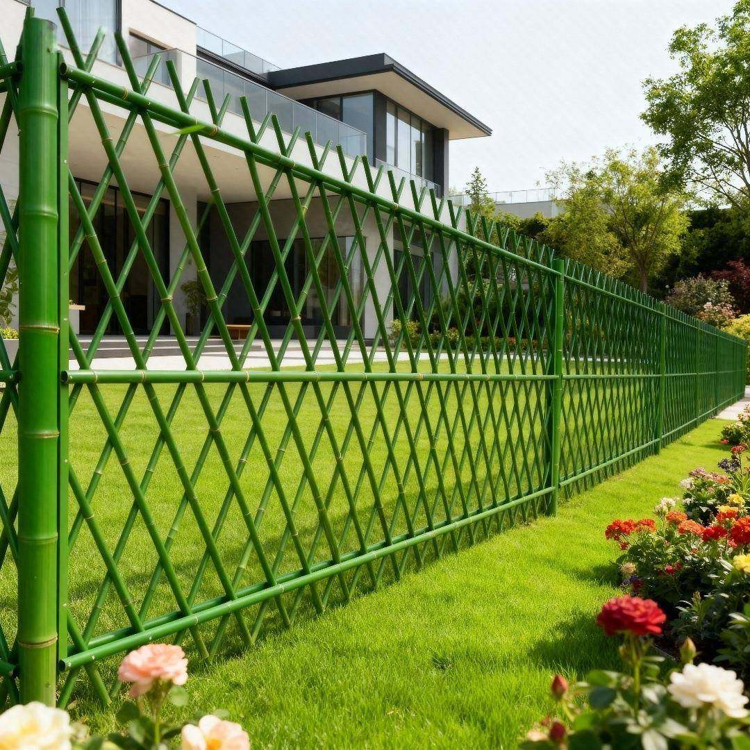 不锈钢仿竹护栏新农村竹节篱笆公园草地围栏栏杆庭院花园竹片栅栏,基础建材,其它,淘宝优惠券,粉丝福利购,淘宝优惠卷