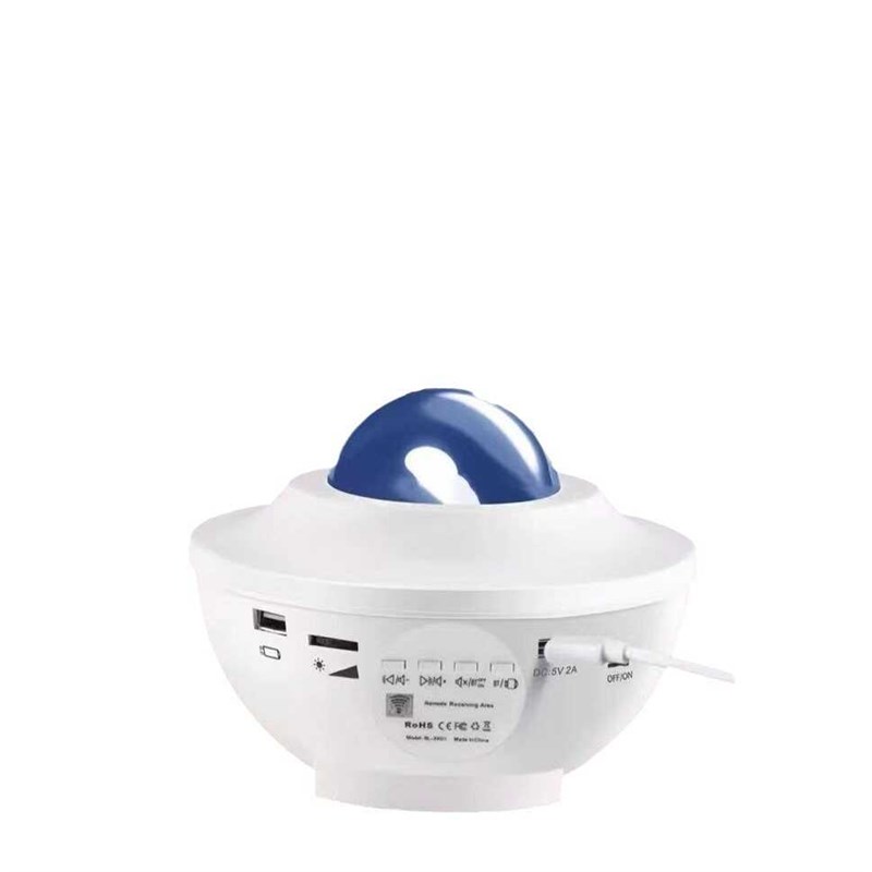 蓝牙音乐星空投影灯遥控水纹火焰激光氛围灯USB满天星床头小夜灯