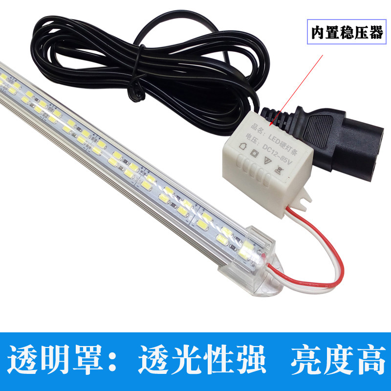 LED硬灯条12v48v60v伏电动三轮车电瓶灯带夜市灯管地摊灯超亮照明
