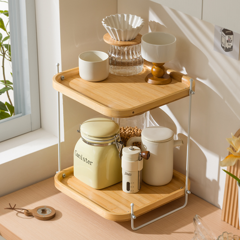 杯架杯子收纳置物架家用桌面茶杯架子茶具托盘收纳架餐边柜水杯架