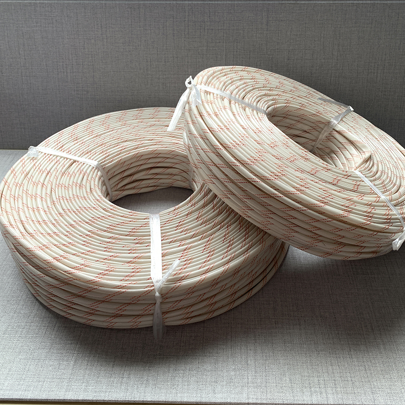 加厚整卷连续黄腊管绝缘套管电线阻燃玻璃纤维管耐高温电机护套管