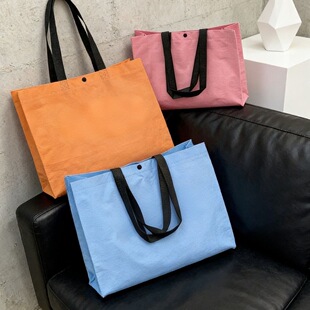 定制编织袋手提袋礼品袋购物袋广告袋环保袋手拎袋加厚PP编织料