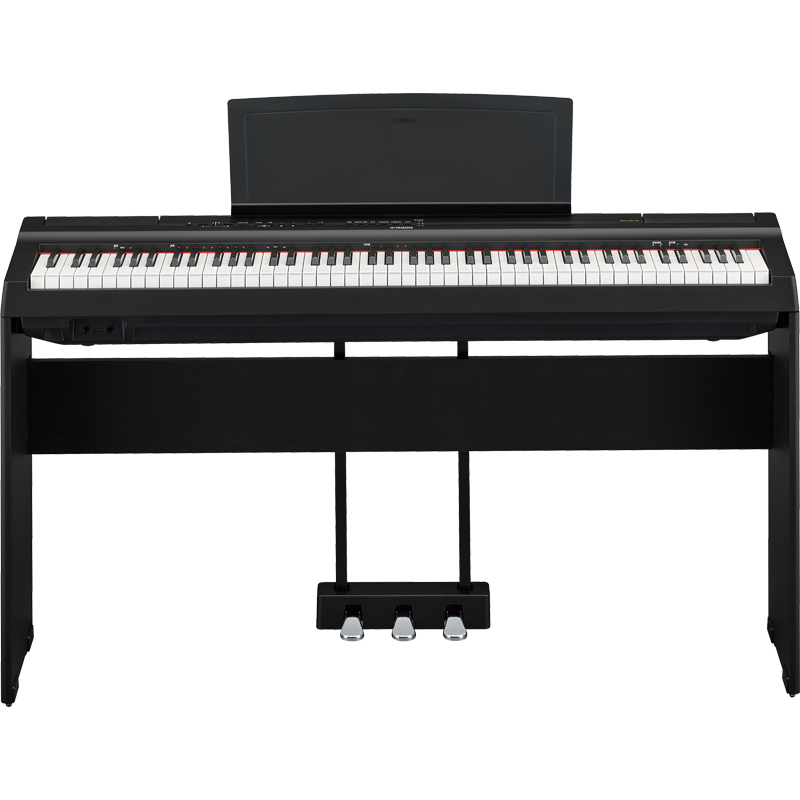 雅马哈电钢琴88键重锤P125/115智能数码电子钢琴家用便携式初学者