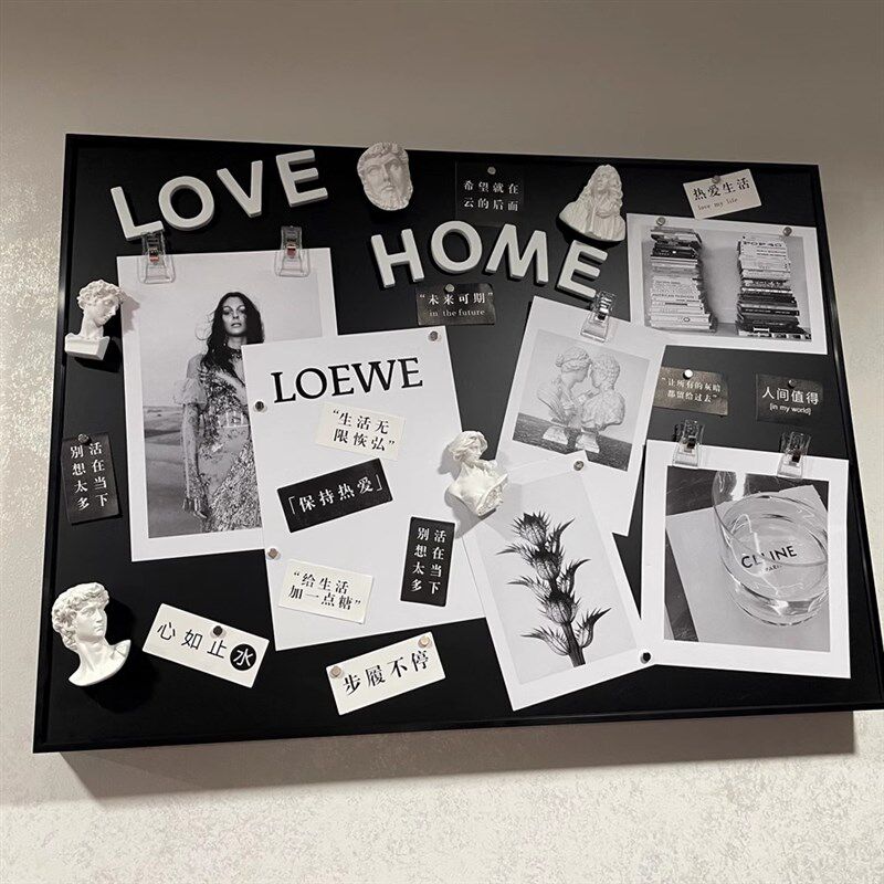 冰箱贴电表箱装饰画竖版电闸箱网线盒电源总开关复古墙画黑板挂画