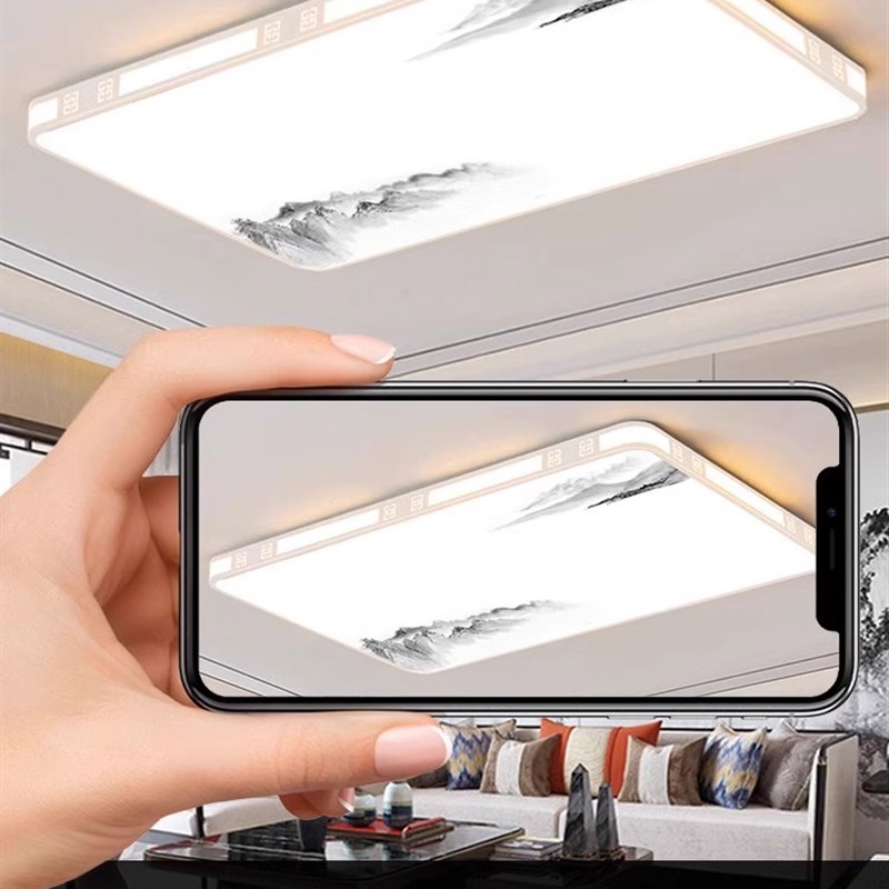 led吸顶灯饰2025新款客厅大灯主卧室吊灯具大全现代简约大气家用