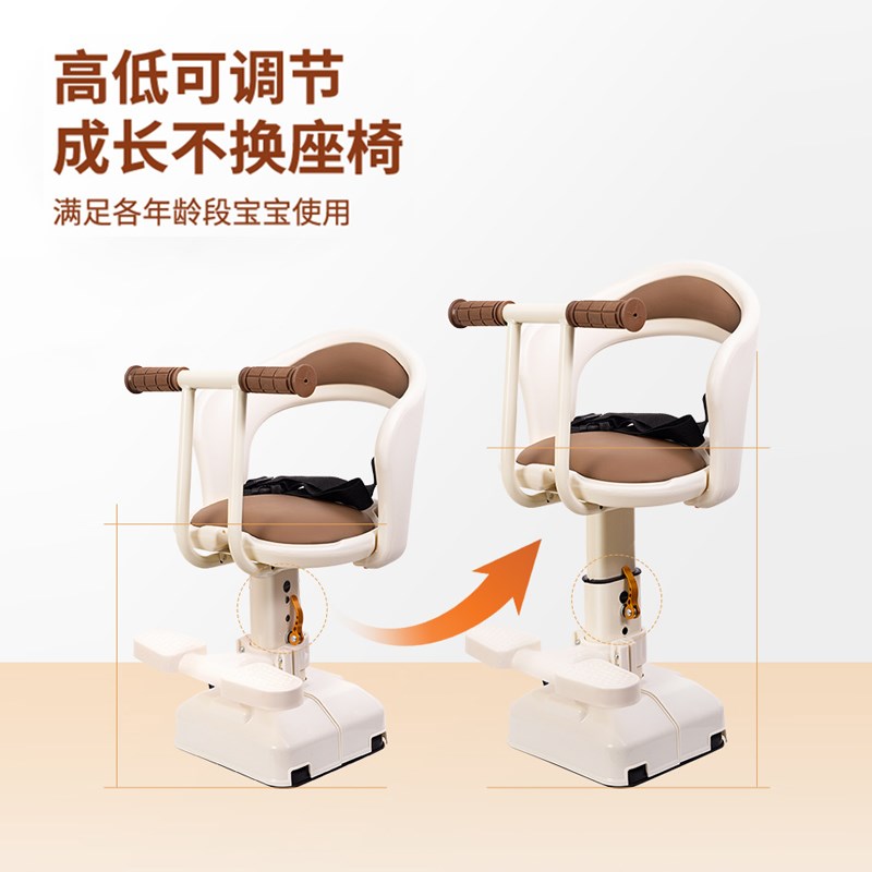 雅迪冠能m30-d电动车儿童座椅前置电瓶摩托车宝宝可升降安全座椅