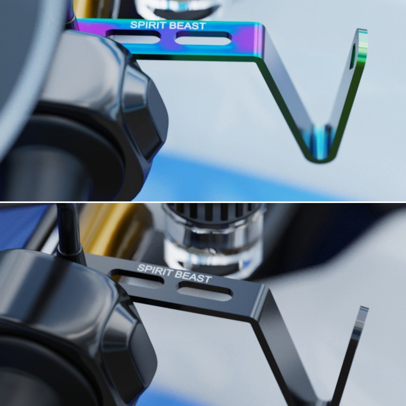 头盔挂钩支架改装适用铃木摩托车后视镜多功能扩展支架黄龙BJ300