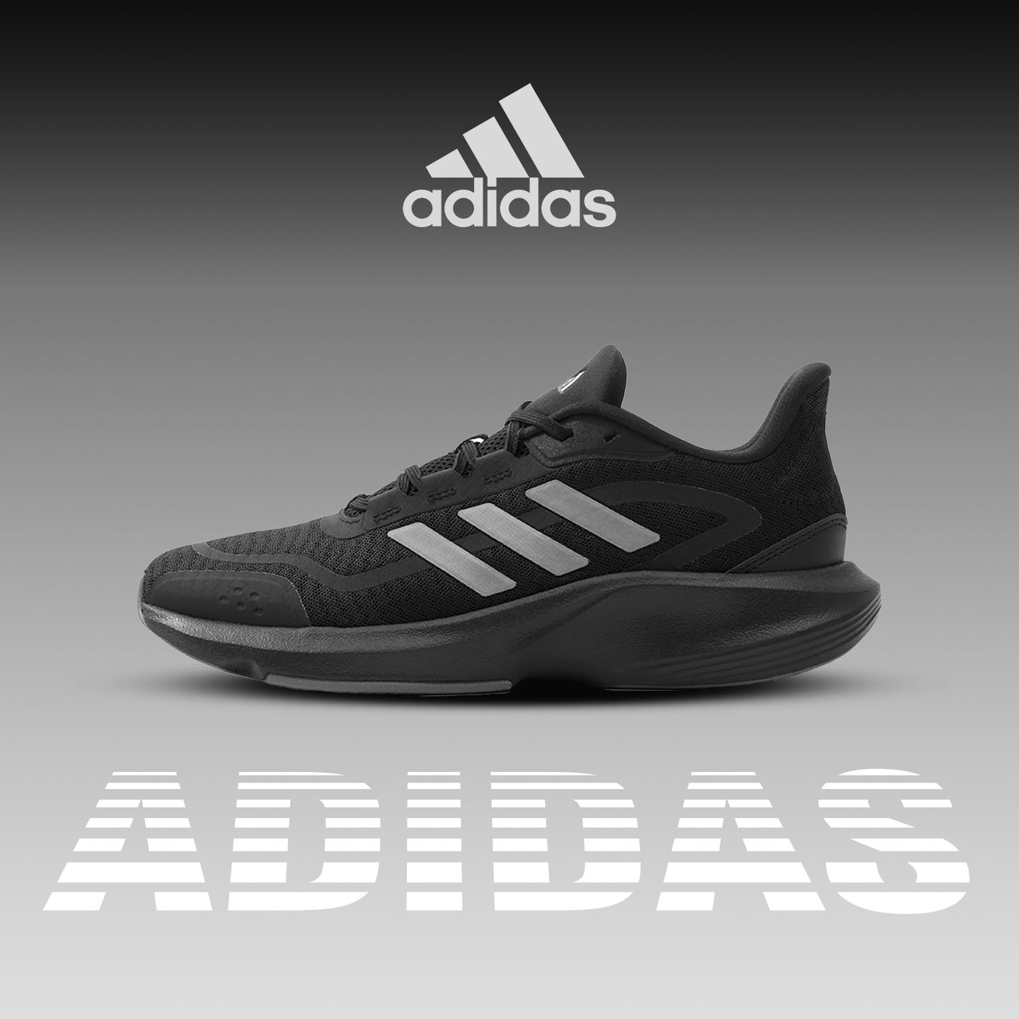 阿迪达斯男鞋正品新款黑武士跑鞋