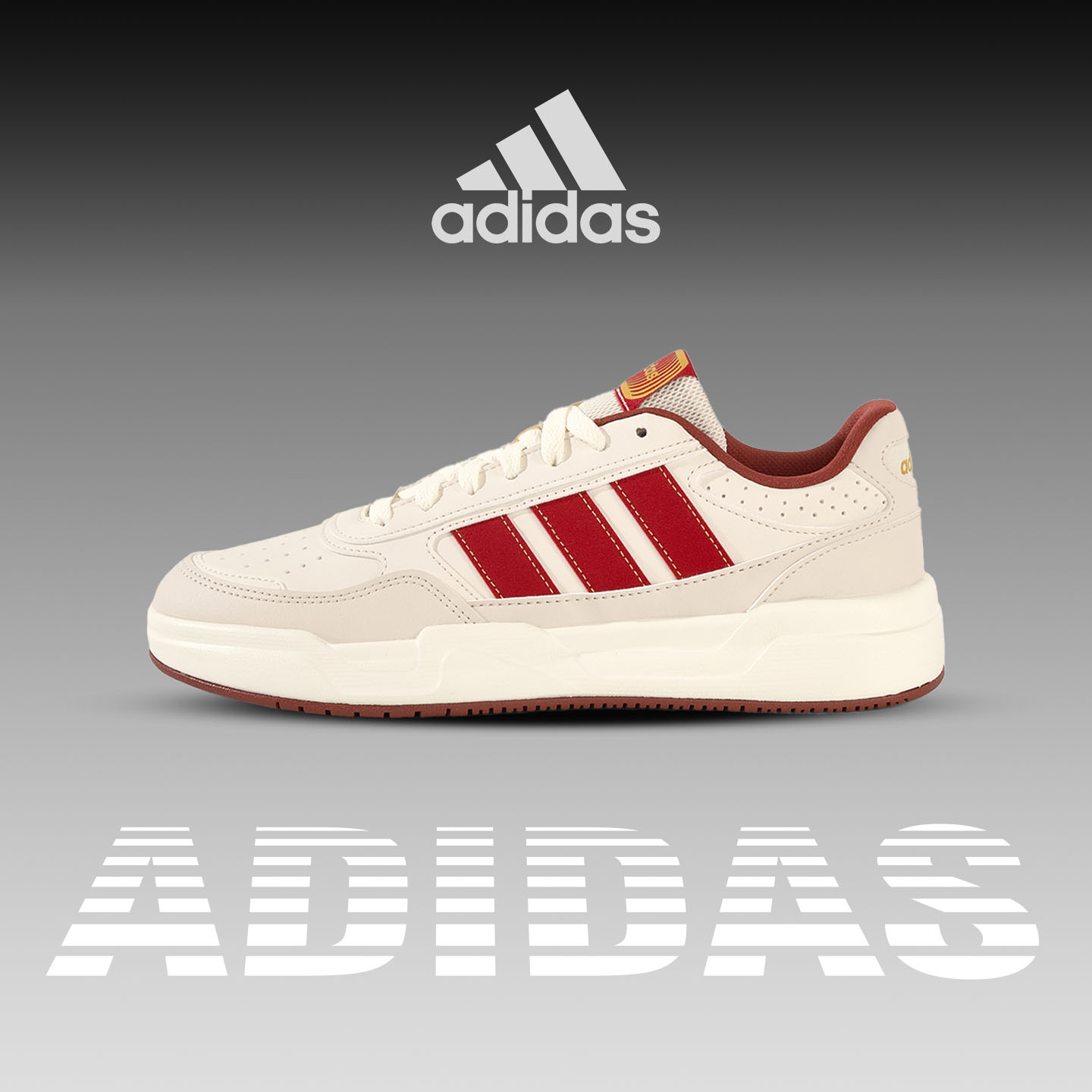 阿迪达斯中性情侣板鞋2026春季新