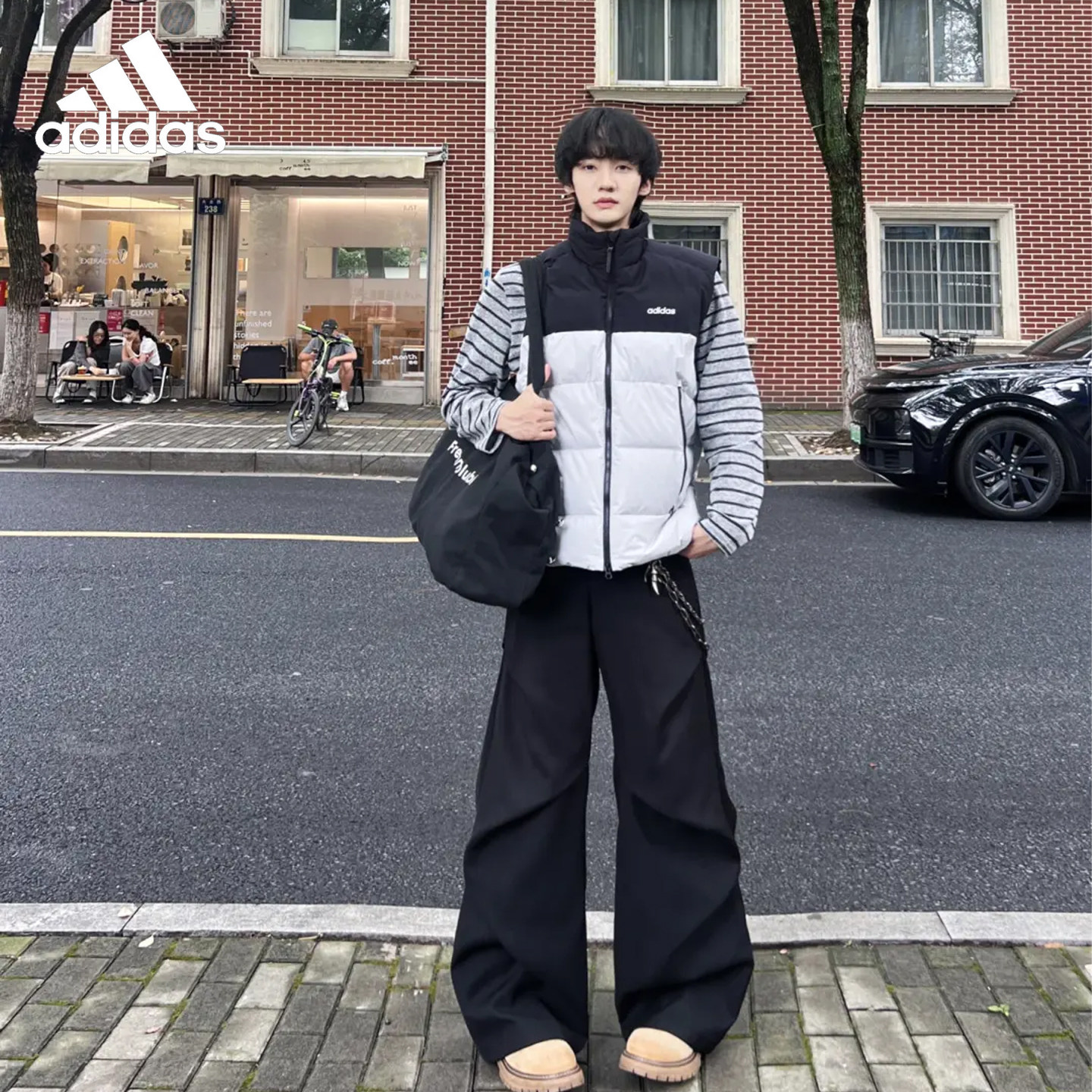 adidas阿迪达斯官方26年新款马甲背心男女款鸭绒保暖羽绒服KX5251