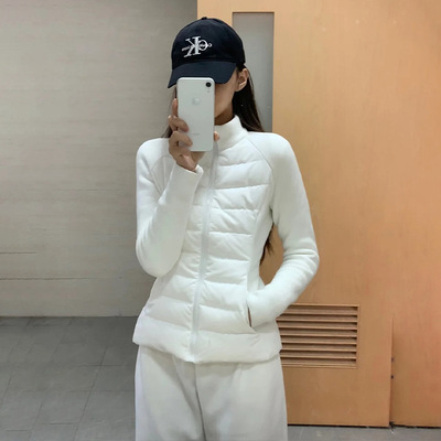 轻薄修身羽绒服内胆女款秋冬季2025新款薄款排骨内搭收腰短款外套