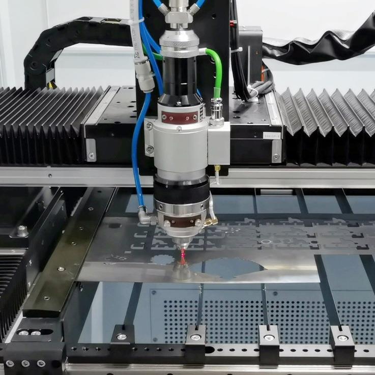 天域光纤激光切割机薄板薄壁工件材质钢板工业下料机