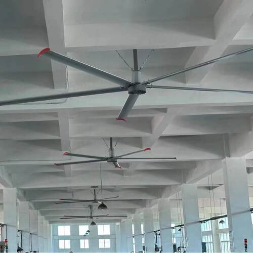 华大HDS永磁变频工业大吊扇直径4.3m/5m厂房车间通风降温更节能