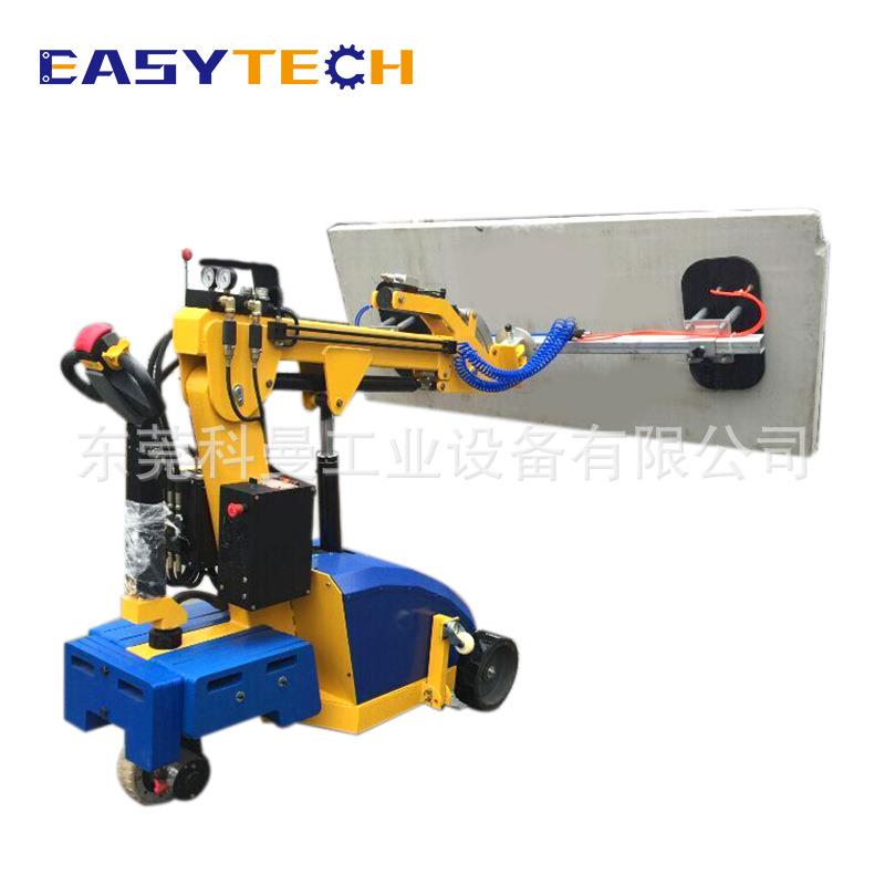 移动电动玻璃安装吸盘车大理石板电动液压驱动多功能翻转机械车