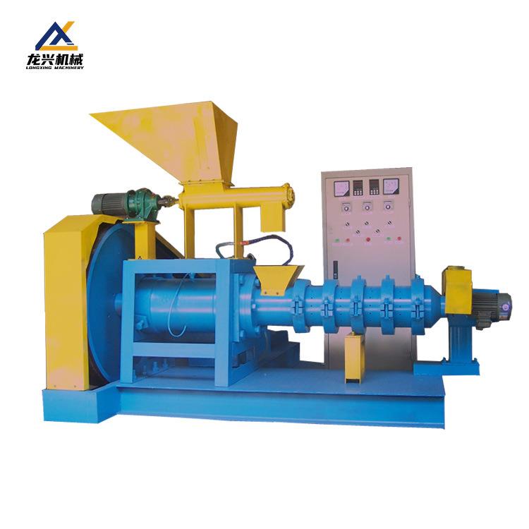 龟粮生产设备膨化饲料设备双螺杆膨化鱼饲料设备机械