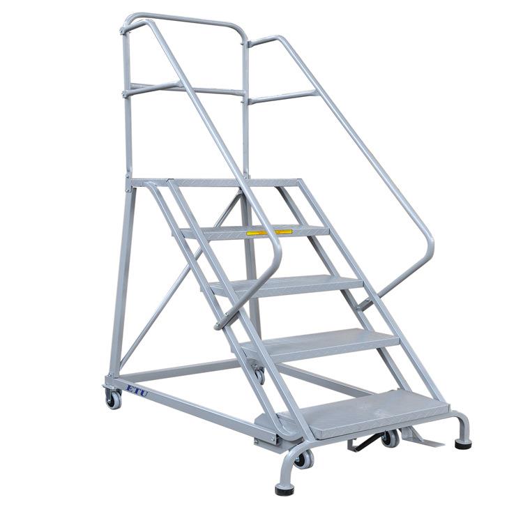 |移动式登高梯子移动梯子登高梯子rollingladders