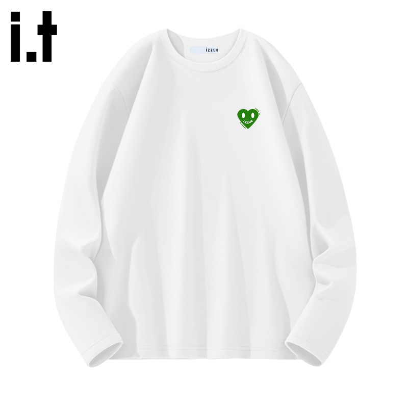 itizzue德绒长袖T恤秋冬季男款