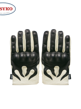 CASYKO咖士科摩托车骑行手套复古机车巡航防风防水四季羊皮可触屏