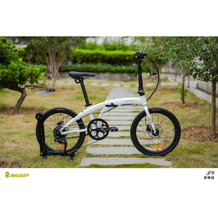 Camp坎普 P9 铝合金折叠车 轻量化折叠自行车 油压碟刹铝合金通勤